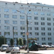 Окна в больнице хирургического корпуса Окна в больнице хирургического корпуса